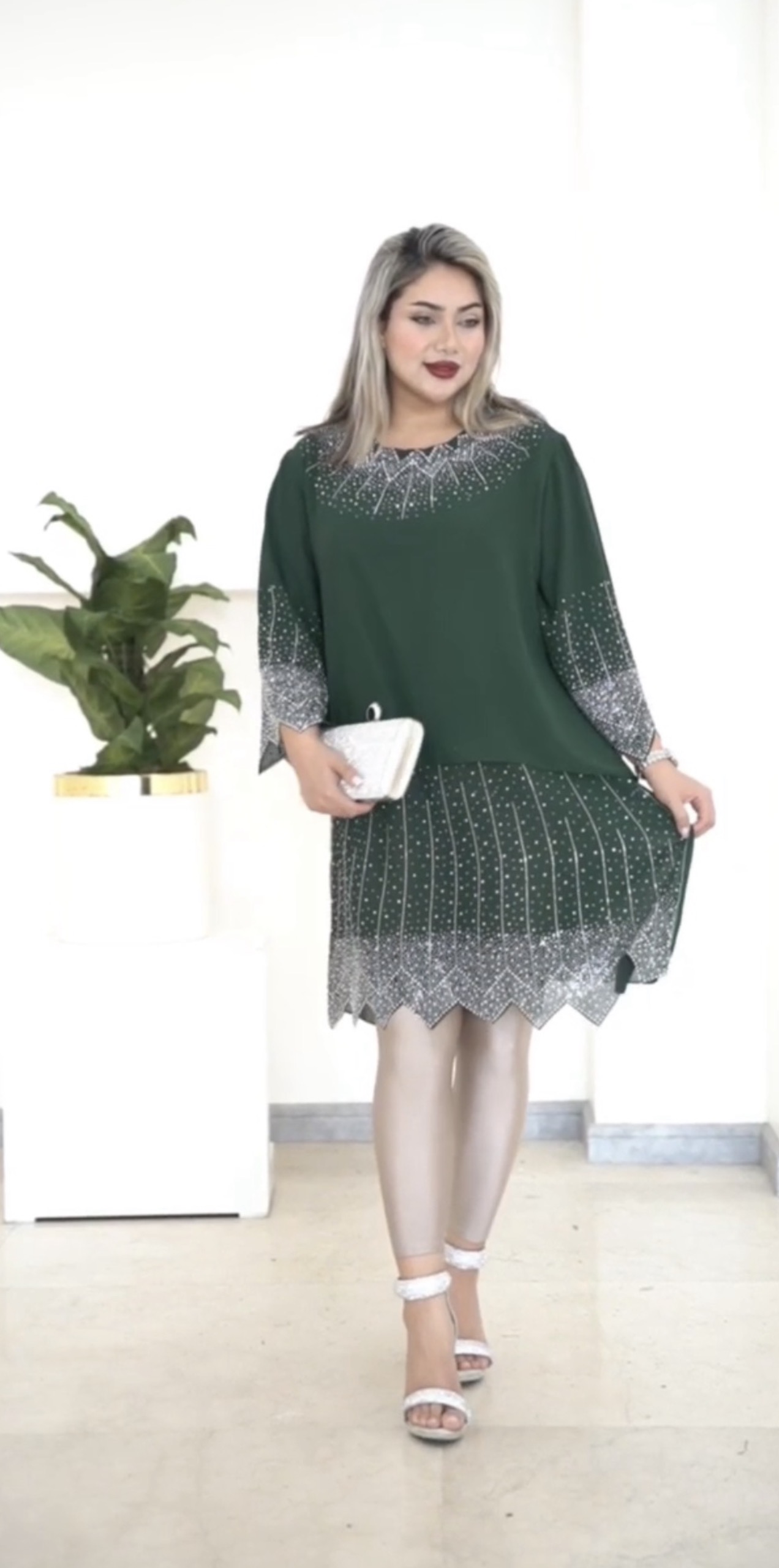 تونیک زنانه مدل شاپرک